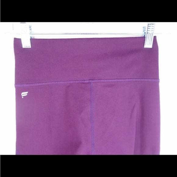 Fabletics Dynamic High-Waisted Lattice 7/8 Yoga Legging Extra Small XS Purple - Picture 12 of 16
